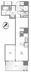 イニシア横浜桜木町 1LDKの間取図画像