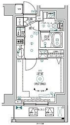 都営大江戸線 森下駅 徒歩7分の賃貸マンション 5階1Kの間取り