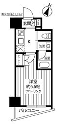 コンシェリア文京大塚 1Kの間取図画像