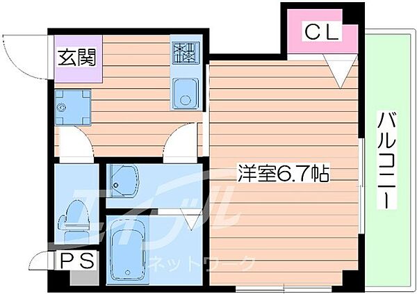 シャルム千林三番館 ｜大阪府大阪市旭区清水３丁目(賃貸マンション1K・1階・24.00㎡)の写真 その2