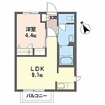 ラフィーネみま　Ｂ棟 B0202 ｜ 徳島県美馬市脇町大字猪尻字西分56-1（賃貸アパート1LDK・2階・33.19㎡） その2