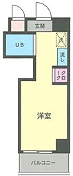 ベルトピア ワンルームの間取図画像