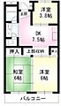 宮前平原台ハイツ2階11.2万円