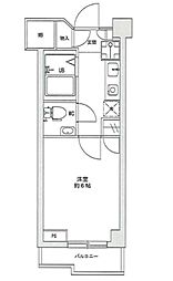 三越ゼームス坂マンションC棟 1Kの間取図画像