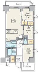 物件の間取り