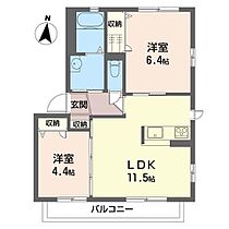 ＨＯＲＵＳ　II 00102 ｜ 埼玉県白岡市新白岡５丁目11-12（賃貸アパート2LDK・1階・50.70㎡） その2