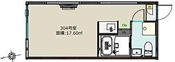 BoaSorte綾瀬1丁目 ワンルームの間取図画像