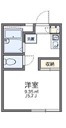 レオパレス日吉町 1Kの間取図画像