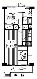 メゾン鹿島台 2LDKの間取図画像