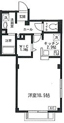 ベネフィチオ 1Kの間取図画像