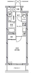 ReCRACIA富士見台 1Kの間取図画像