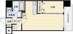 LIBERTYRTENJIN2 1LDKの間取図画像