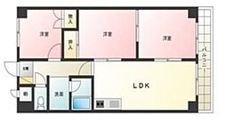 朝日プラザ亀戸 3LDKの間取図画像