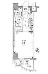 グリフィン横浜・馬車道駅前 1Kの間取図画像