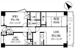 Raffine武蔵野 3LDKの間取図画像