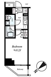 ARCOBALENOKAWASAKI 1Kの間取図画像