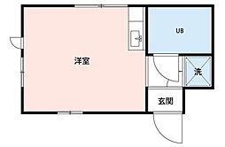 エムズ東船橋 ワンルームの間取図画像