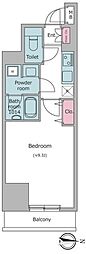 COMFORIA要町 1Kの間取図画像