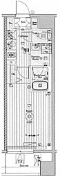 メイクスデザイン新宿 1Kの間取図画像