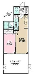 ACPレジデンス文京春日 1LDKの間取図画像
