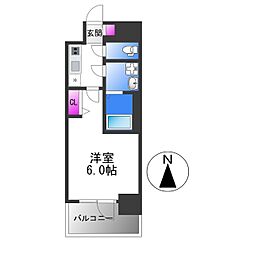 Osaka Metro中央線 深江橋駅 徒歩7分の賃貸マンション 7階1Kの間取り