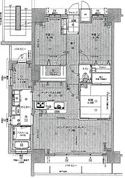 アルファスマート伊都の杜 3LDKの間取図画像