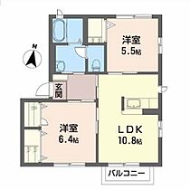 アルテールＤ 201 ｜ 宮城県亘理郡亘理町逢隈牛袋字谷地添155-3（賃貸アパート2LDK・2階・53.20㎡） その2