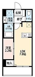 (仮称)ONLY ONE三田市三田町 新築 1LDKの間取図画像