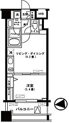 ラグジュアリーアパートメント三ノ輪 1LDKの間取図画像