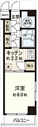 ライオンズマンション駒込六義園 1DKの間取図画像