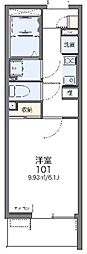 レオネクストグランツ藤23 1Kの間取図画像