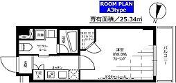 ステージグランデ錦糸町 1Kの間取図画像