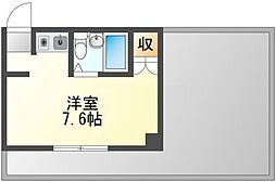 メゾンドサンベール ワンルームの間取図画像
