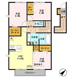 ウィル 3LDKの間取図画像