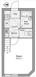 TMレジデンス 1Kの間取図画像