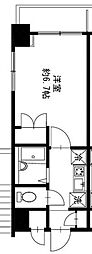 IMPROVE西船橋 1Kの間取図画像