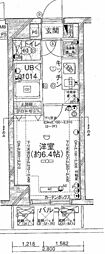 菱和パレス青山南 1Kの間取図画像