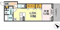 D-SOLACE新千葉3丁目 1LDKの間取図画像