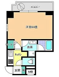 SKI西葛西 1Kの間取図画像