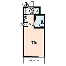 ダイホープラザ鶴見 1Kの間取図画像