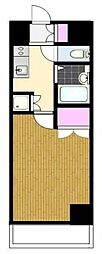スカイコート九段下 1Kの間取図画像