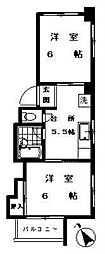 ばんはいむ 2Kの間取図画像