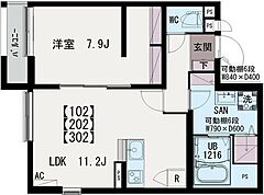物件の間取り