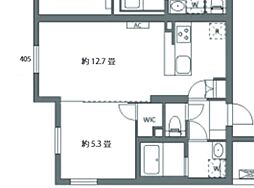 セレヌコート新江古田 1LDKの間取図画像