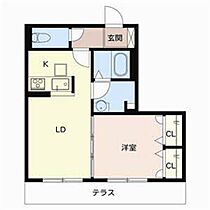 シャーメゾンＭＩＮＥ A101 ｜ 兵庫県尼崎市下坂部２丁目14-10（賃貸アパート1LDK・1階・41.00㎡） その2