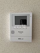 訪問者が一目で分かるＴＶモニタ付インターホンです！