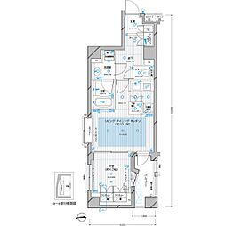 ダイナシティ高円寺 1LDKの間取図画像