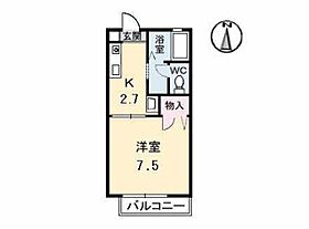 ディア　エスタ　Ａ棟 A0102 ｜ 岡山県倉敷市連島町西之浦2810-2（賃貸アパート1K・1階・24.81㎡） その2