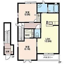 ハイランドコーポII 00203 ｜ 栃木県栃木市大平町牛久805-12（賃貸アパート2LDK・2階・61.60㎡） その2