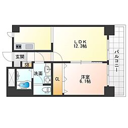 Osaka Metro四つ橋線 肥後橋駅 徒歩4分 4階/-